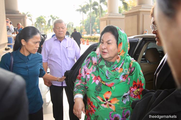 Rosmah arrives at High Court