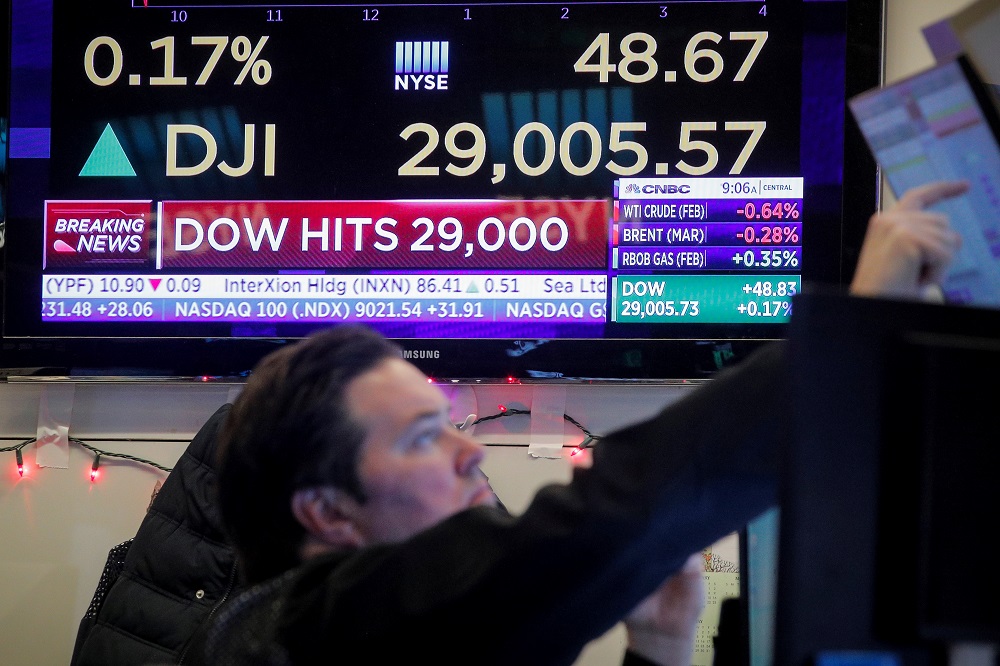 S&P 500 ends down slightly after flirting with record levels again