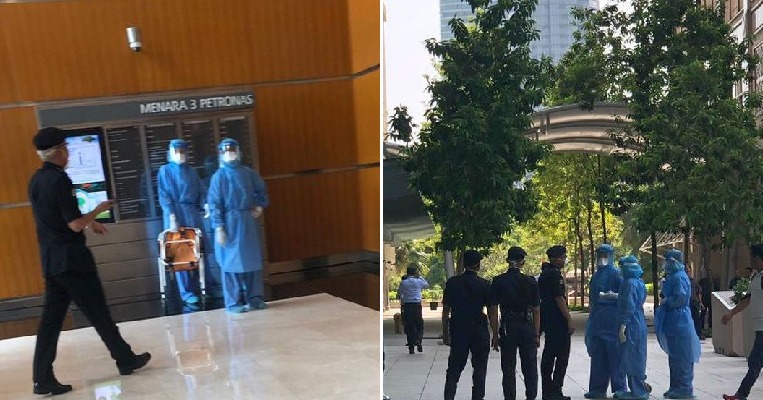 MOH Confirms Suspected Wuhan Virus Case in KLCC After Photos Of Hazmat Team There Go Viral
