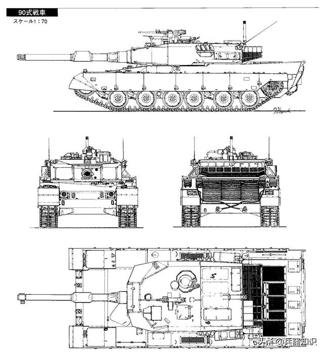日本90式坦克