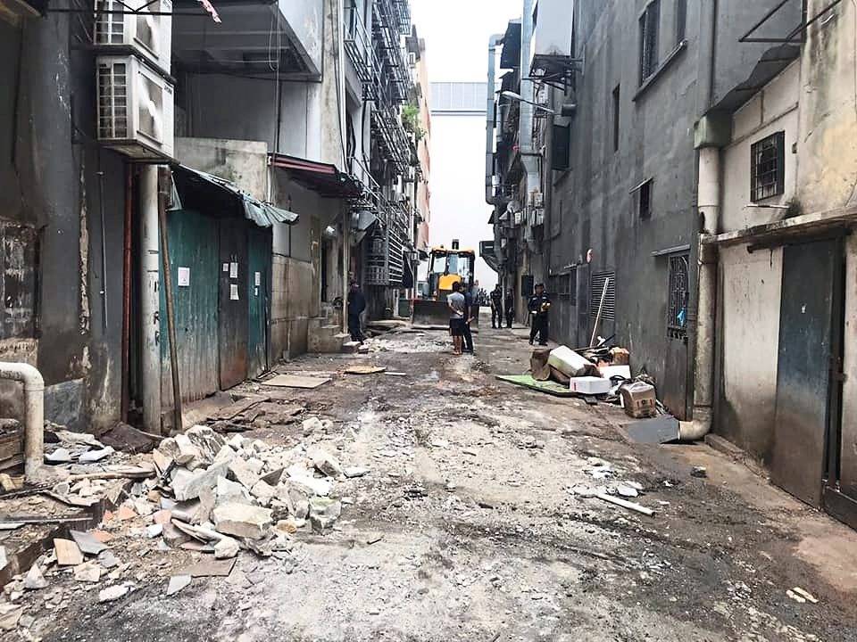 Illegal rear extensions torn down