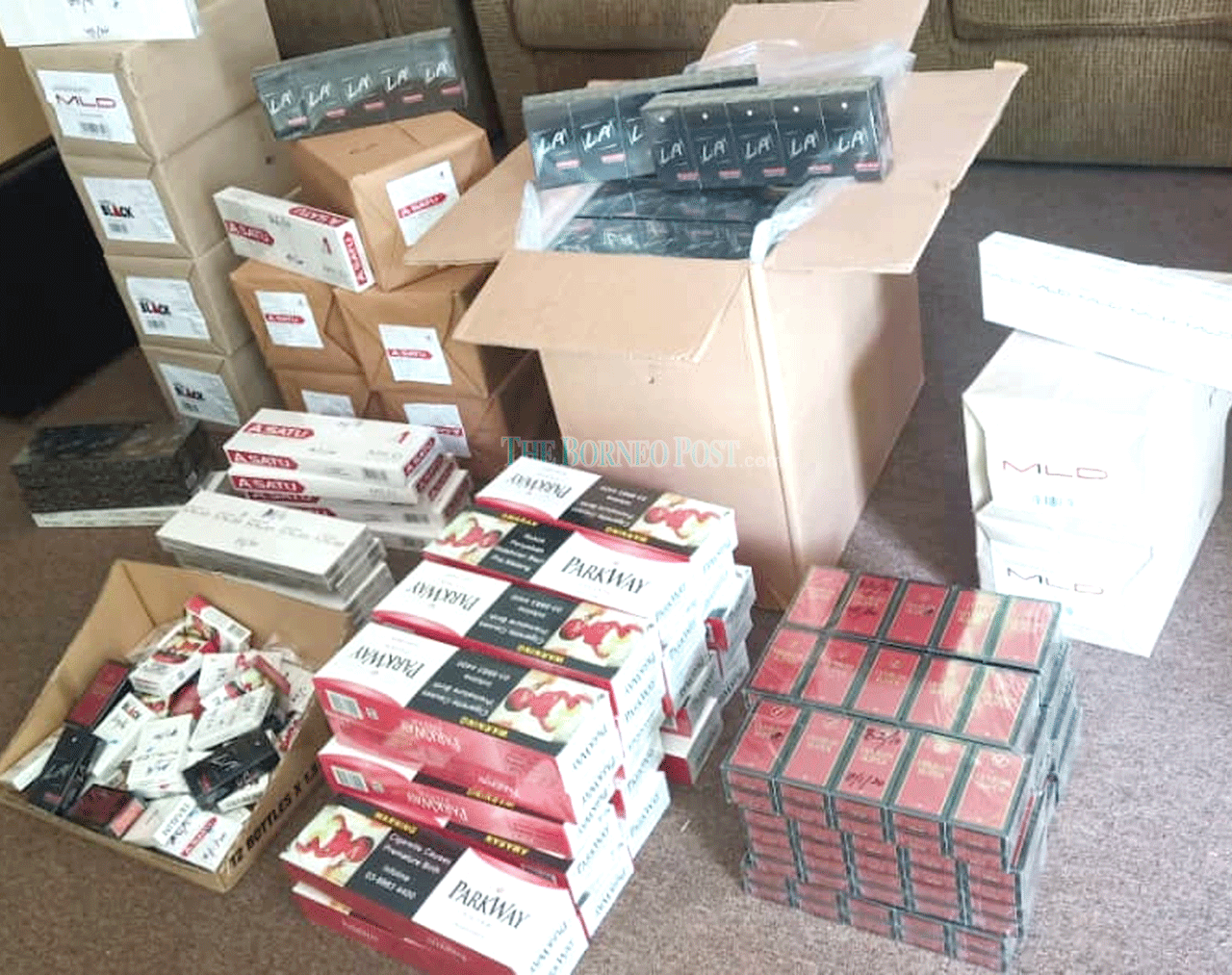 500,000 sticks of contraband cigarettes seized at jetties
