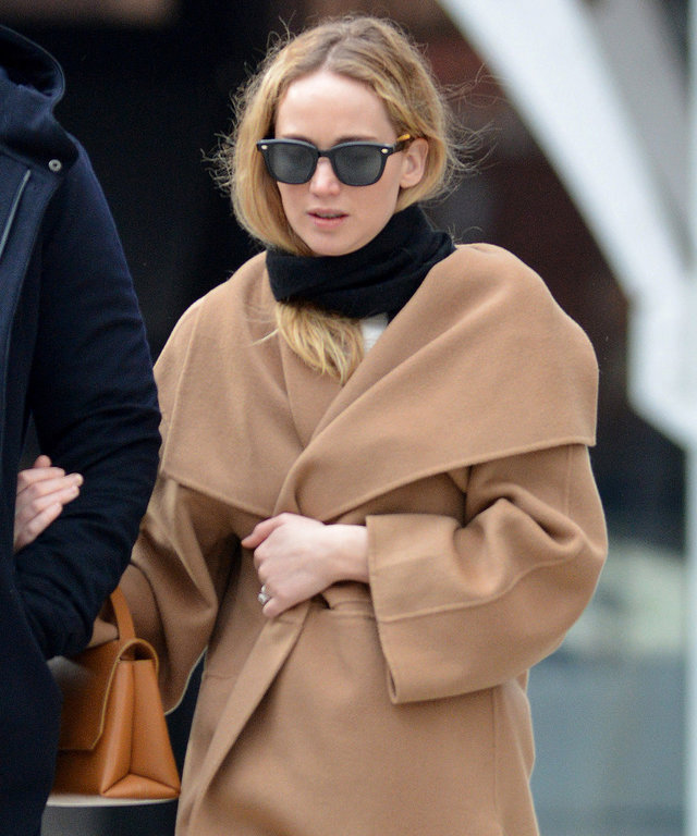 Jennifer Lawrence Hasn’t Forgotten About Classic Camel Coats and Now Neither Can We