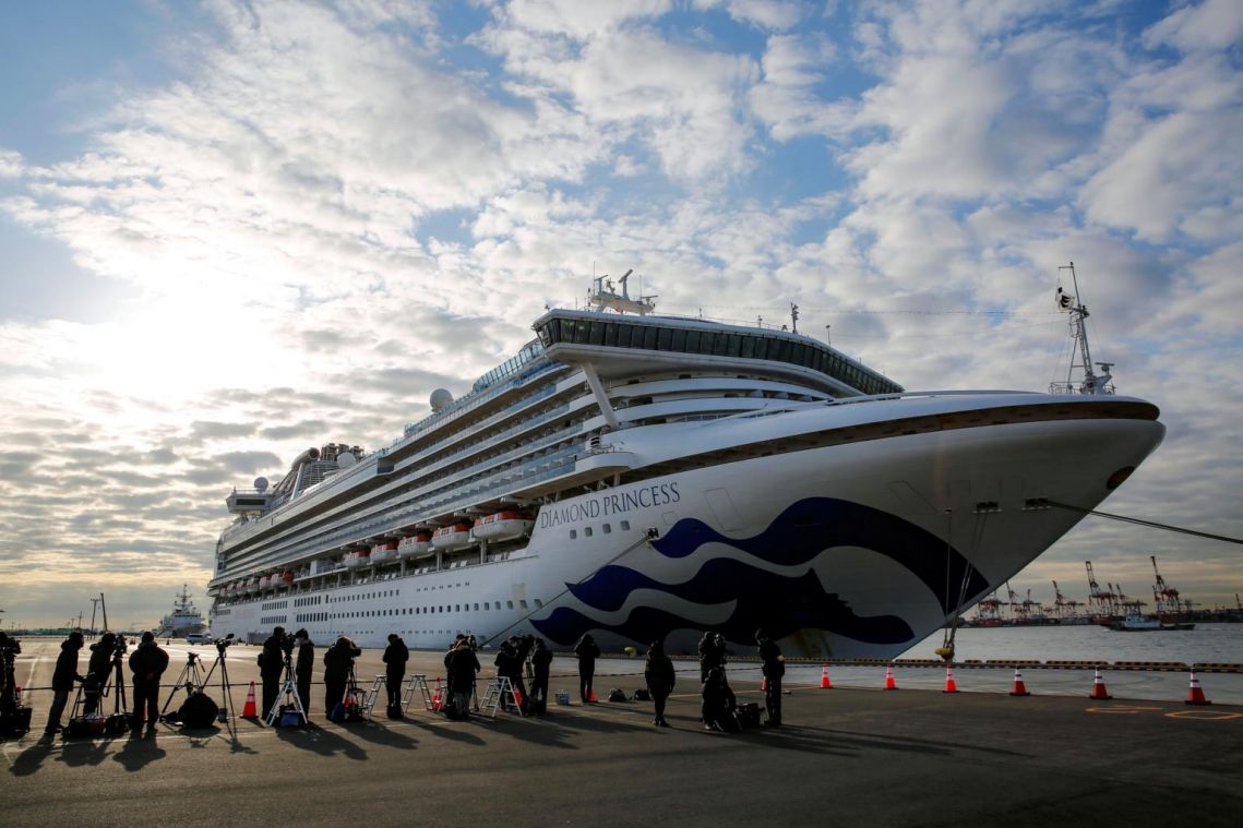 Three more coronavirus cases found on Japan cruise ship, total now 64