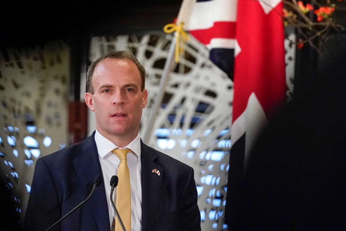 Dominic Raab seeks 'ambitious' Japan-Britain trade deal