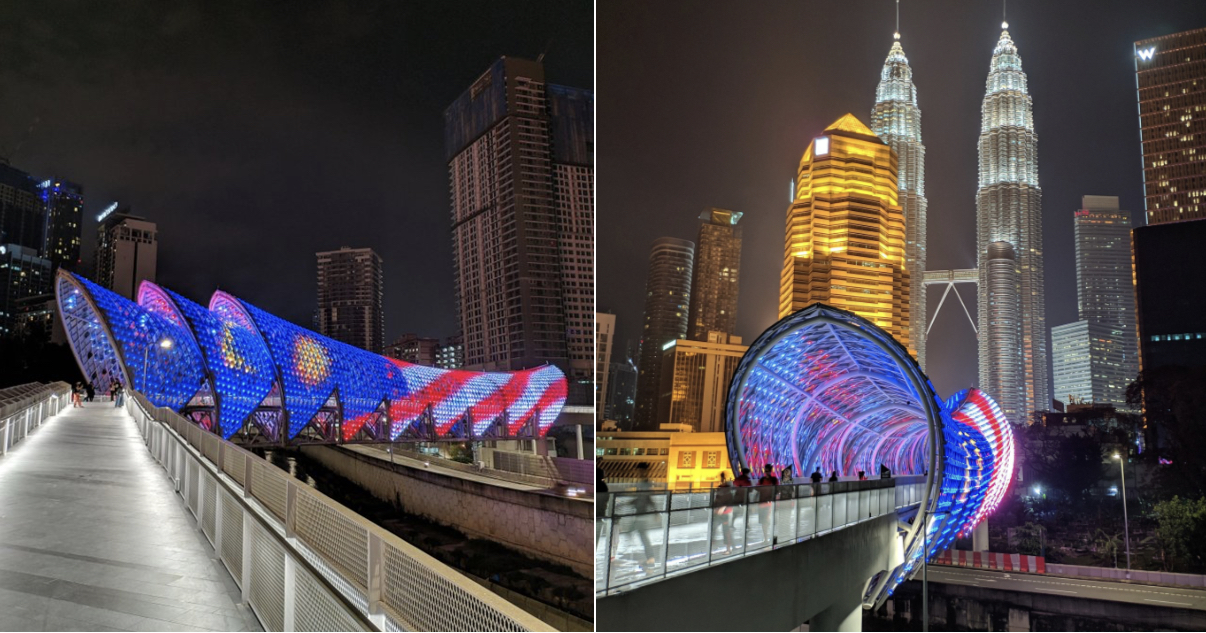 This Beautiful Bridge in KL is Now Open, Connects Kampung Baru and Jalan Ampang