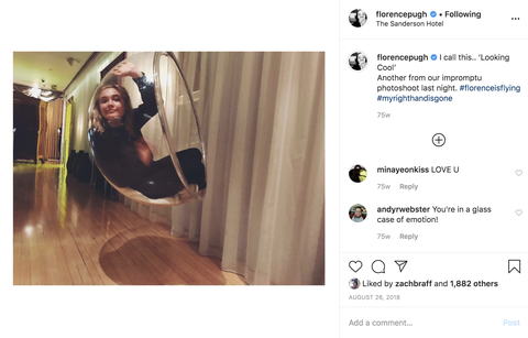Florence Pugh and Zach Braff's Complete Relationship Timeline