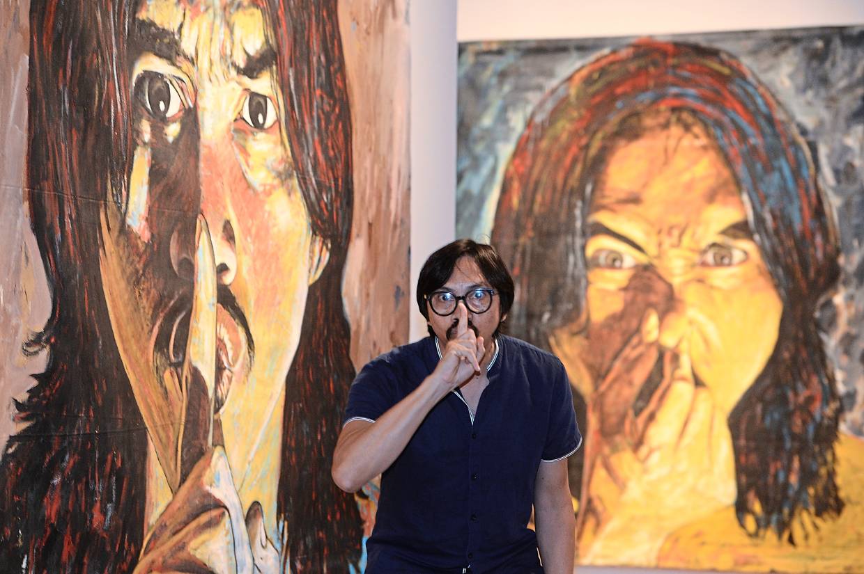 National Art Gallery removes four artworks from Ahmad Fuad Osman's exhibition