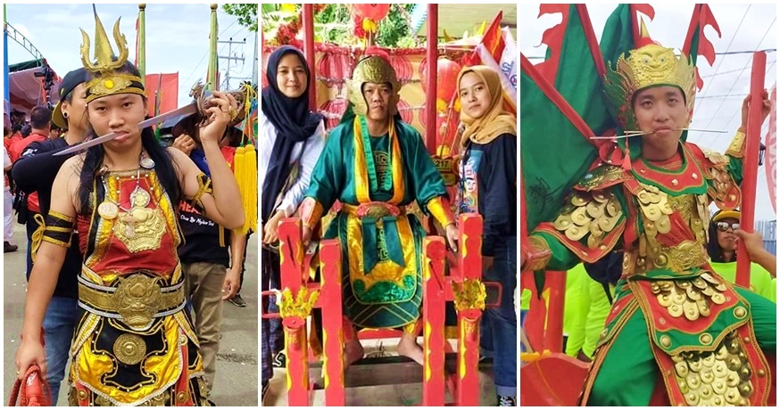 Indon Town’s Colourful Chap Goh Meh Festival Features a Lavish Parade & Elaborate Body Piercings
