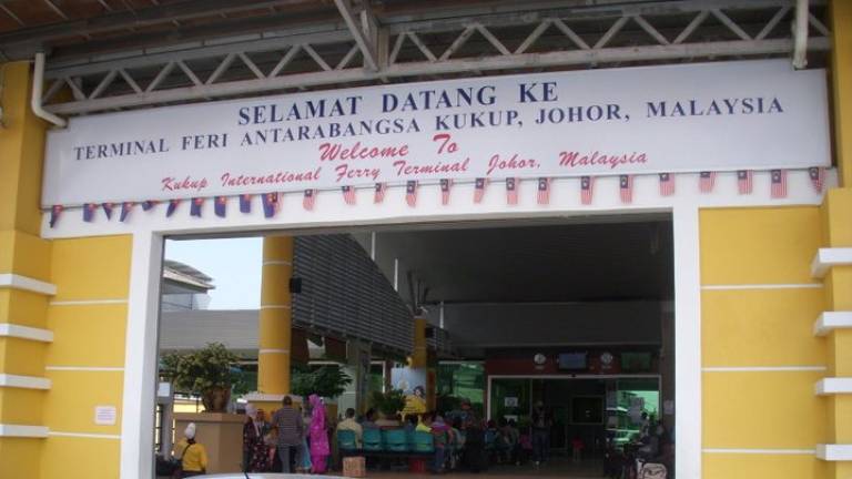 Health screening for 5,000 passengers done in Kukup Ferry Terminal