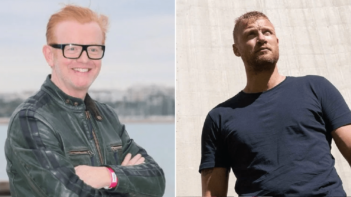 Chris Evans jokes about his Top Gear stint as he congratulates Freddie Flintoff’s success