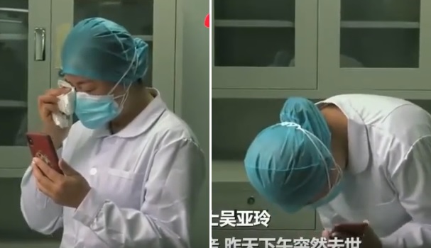 【冠状病毒19】母亲突然离世无法奔丧  中国护士朝家方向三鞠躬 