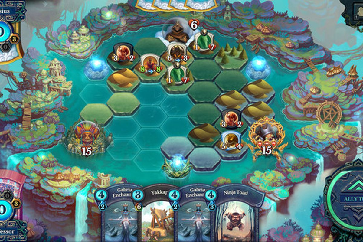 Fantasy trading card game Faeria is free at the Epic Games Store next week