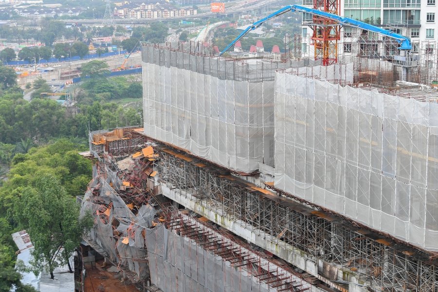 Khalid: Taman Desa condo collapse not caused by rain or landslide