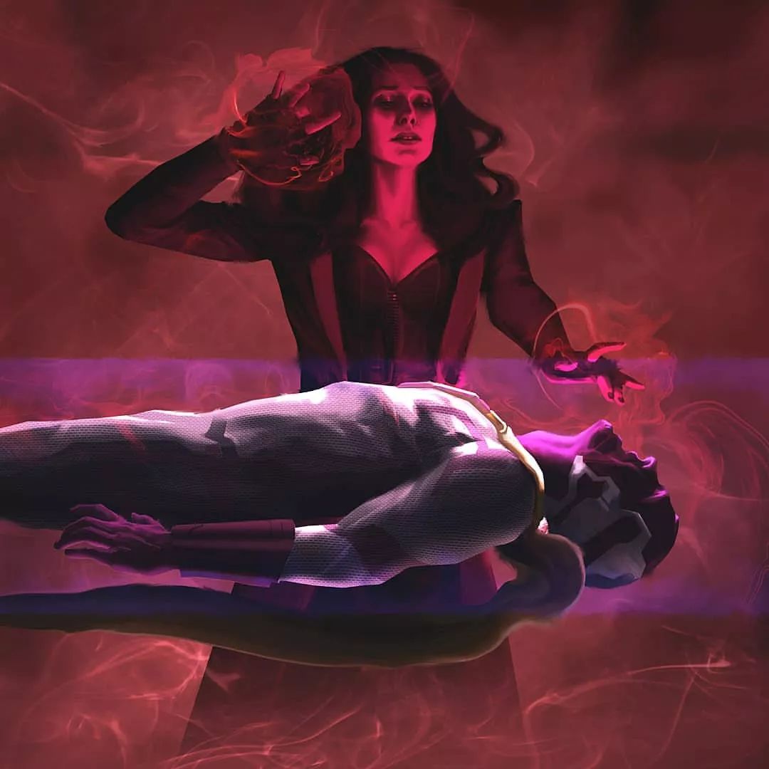 官方曝光「绯红女巫用魔法复活幻视」的场景！