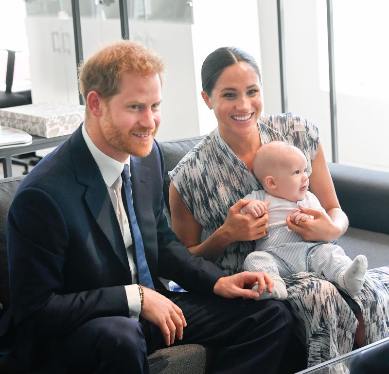 Detail you might not have noticed as Meghan read to Archie in first birthday video