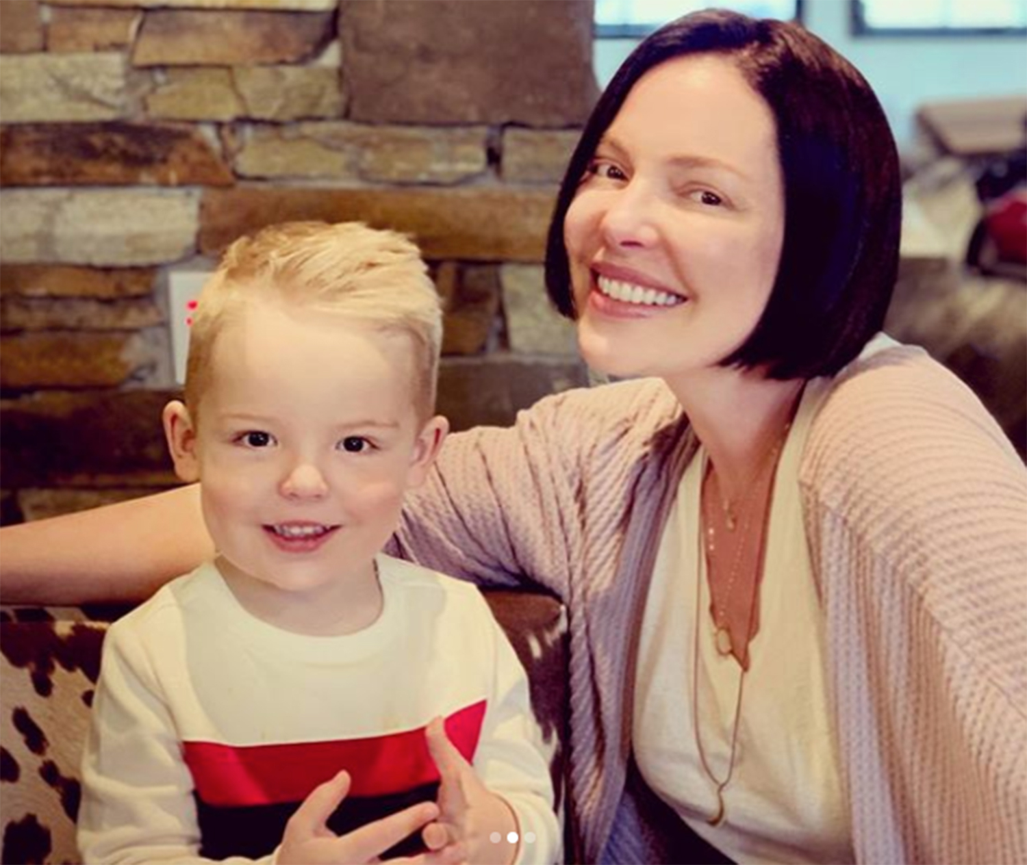 Mini Me! Katherine Heigl Shares Sweet Photo with Son Joshua, 3, While Debuting Their New Haircuts