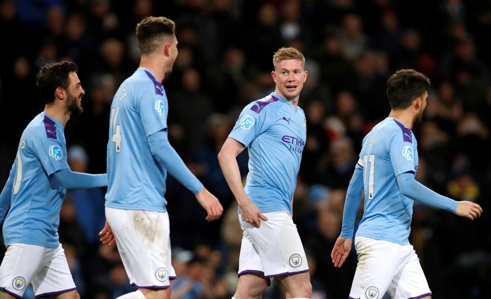 Man City see off West Ham as fans take aim at Uefa