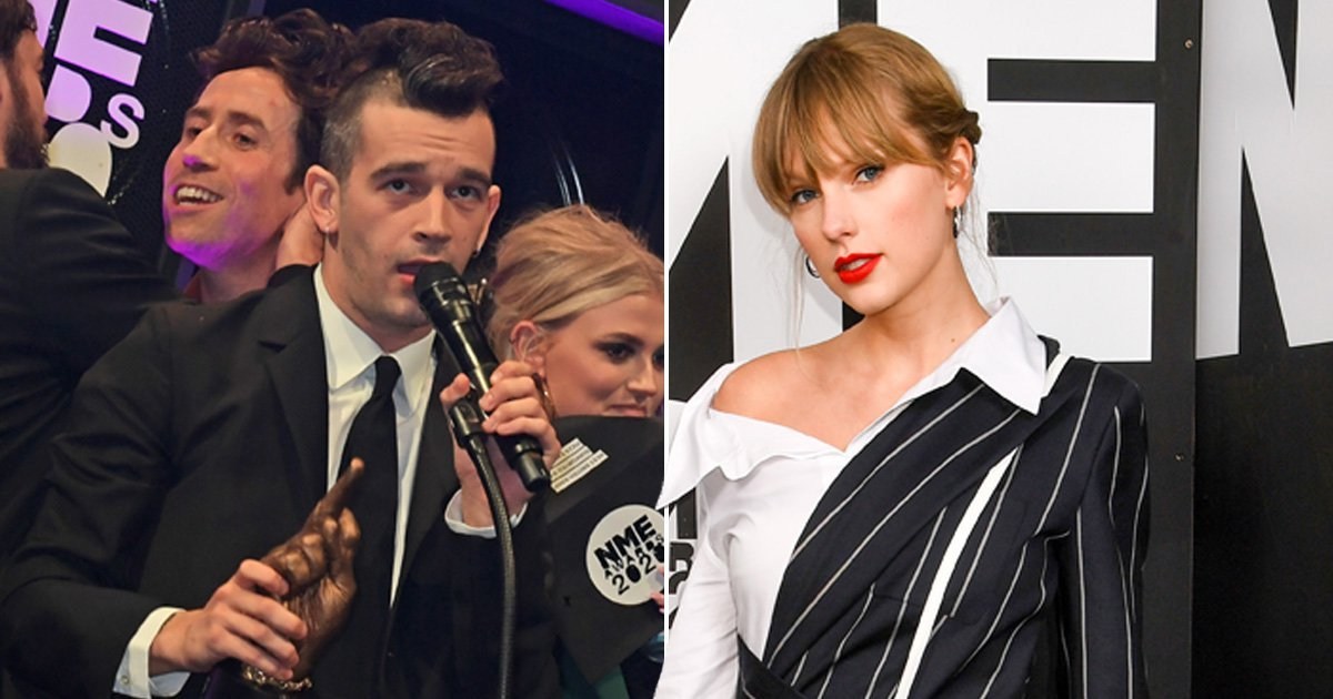 The 1975’s Matt Healy reveals he bottled asking Taylor Swift for a collab at the NME Awards