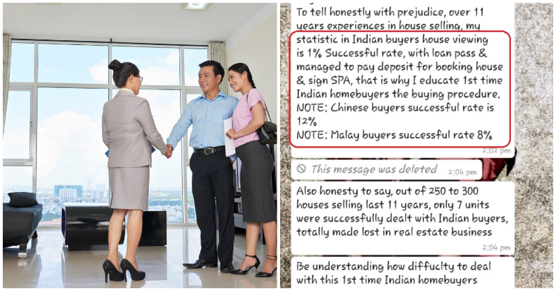 “Difficult To Deal With Indian Buyers,” Property Agent Tells M’sian Lady Wanting To View House
