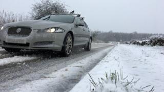 Snow and ice warnings in place across Scotland