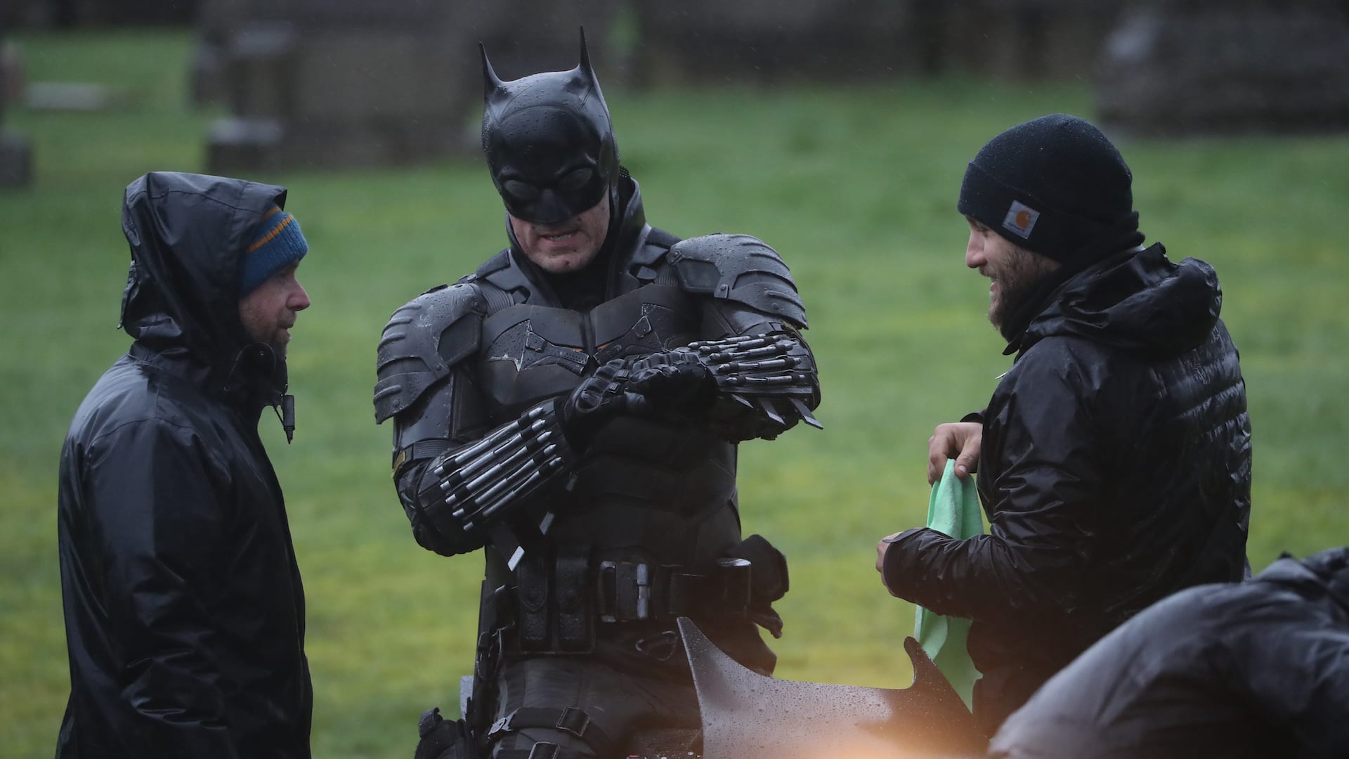 Here's a Better Look at Robert Pattinson's 'The Batman' Batsuit and Accessories