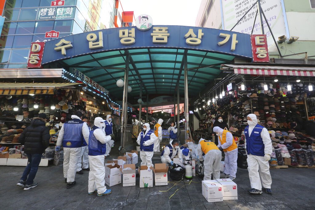South Korea reports 123 more Covid-19 cases, 2 deaths