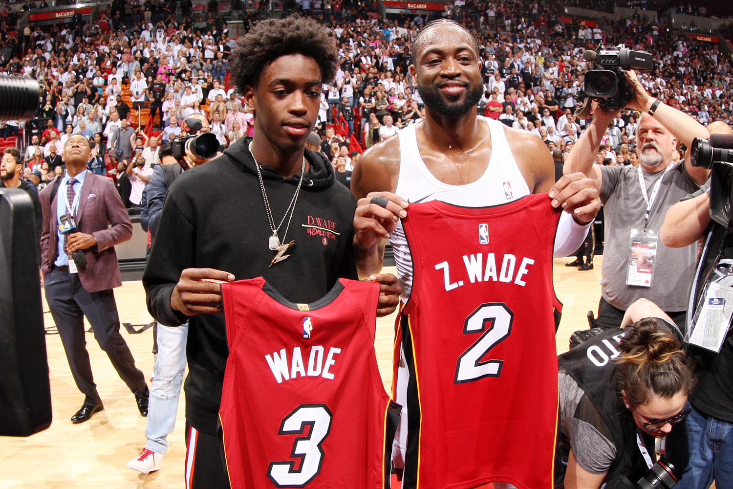 Dwyane Wade Is 'Not Taking a Backseat' in Son Zaire's Basketball Career: 'I'm Trying to Help Him'
