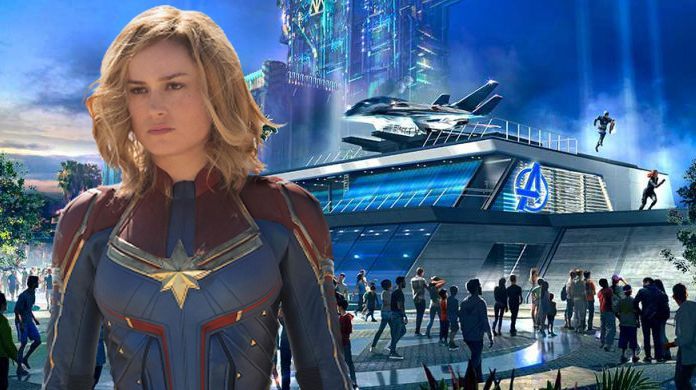 Captain Marvel Spotted Filming Disneyland Commercial for Avengers Campus