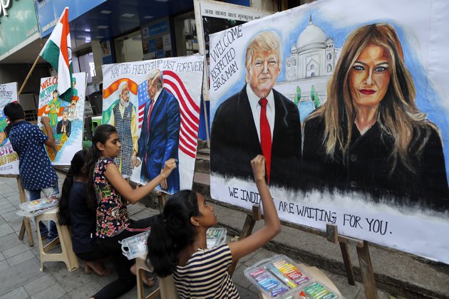 In India, Trump Hopes for Crowds of Millions, Sales Worth Billions