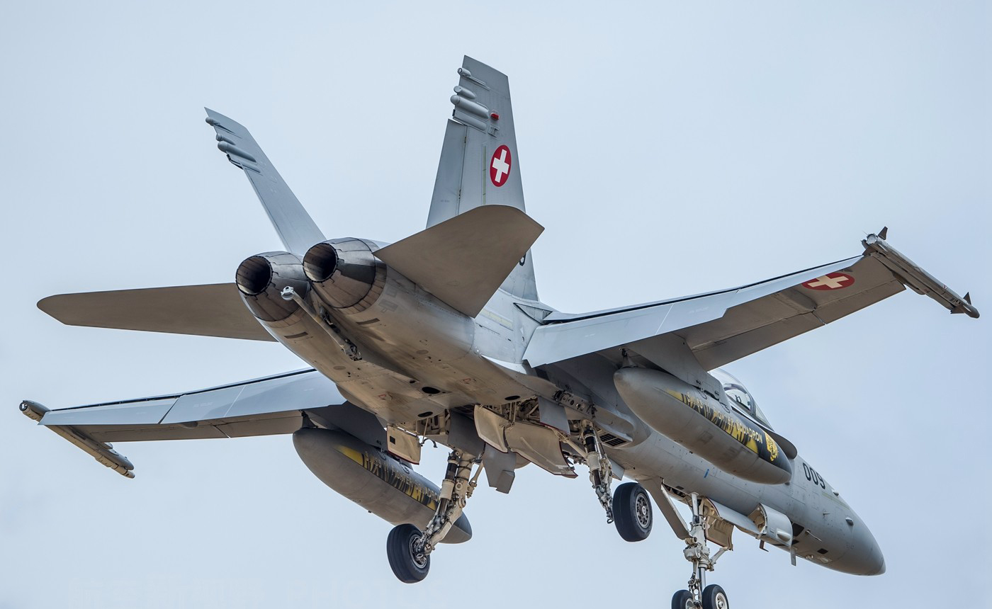 波音FA-18大黄蜂战斗机，瑞士空军主力军机