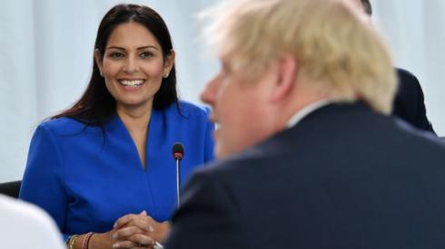 Home Secretary Priti Patel 'deeply concerned' by 'false allegations'