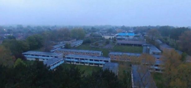 Inside abandoned Pontins left to rot and become swallowed by nature