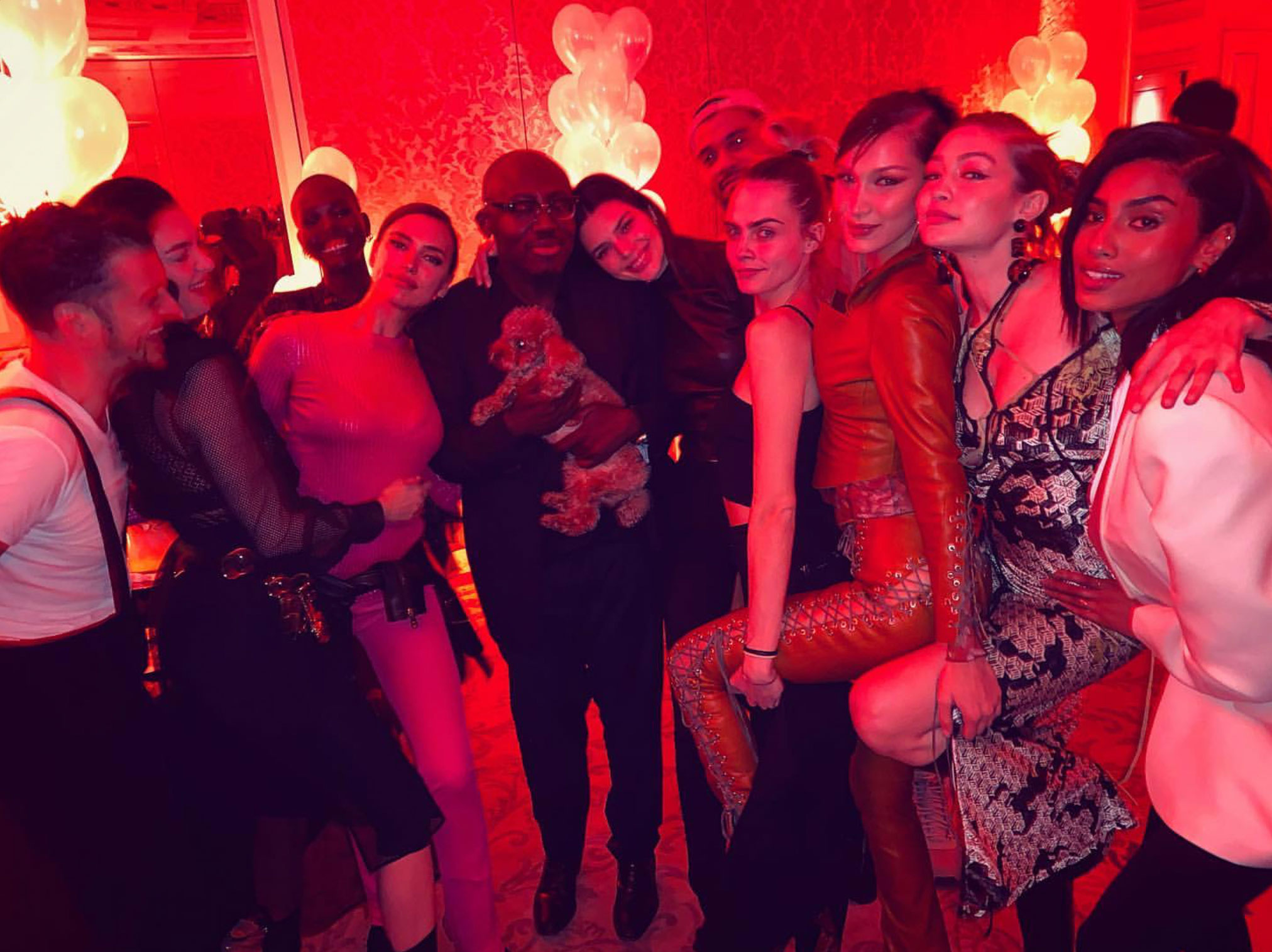 Irina Shayk Hosts Birthday Party for Edward Enninful with Guests Kendall Jenner & Orlando Bloom