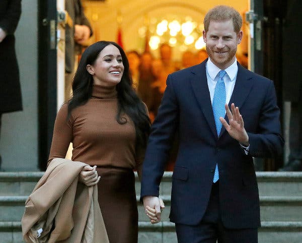 For Harry and Meghan, No More ‘Royal’ in Their Brand