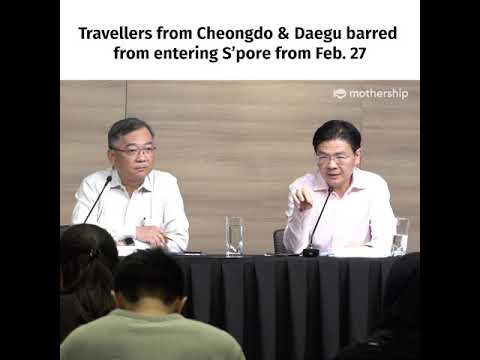 Travellers from Cheongdo & Daegu barred from entering Singapore