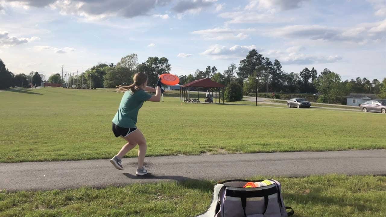 Woman Shows Off Incredible Frisbee Trickshots