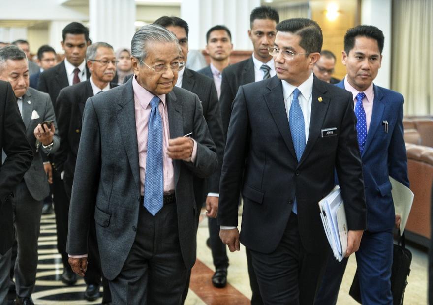Azmin and his followers say they were trying to protect Mahathir