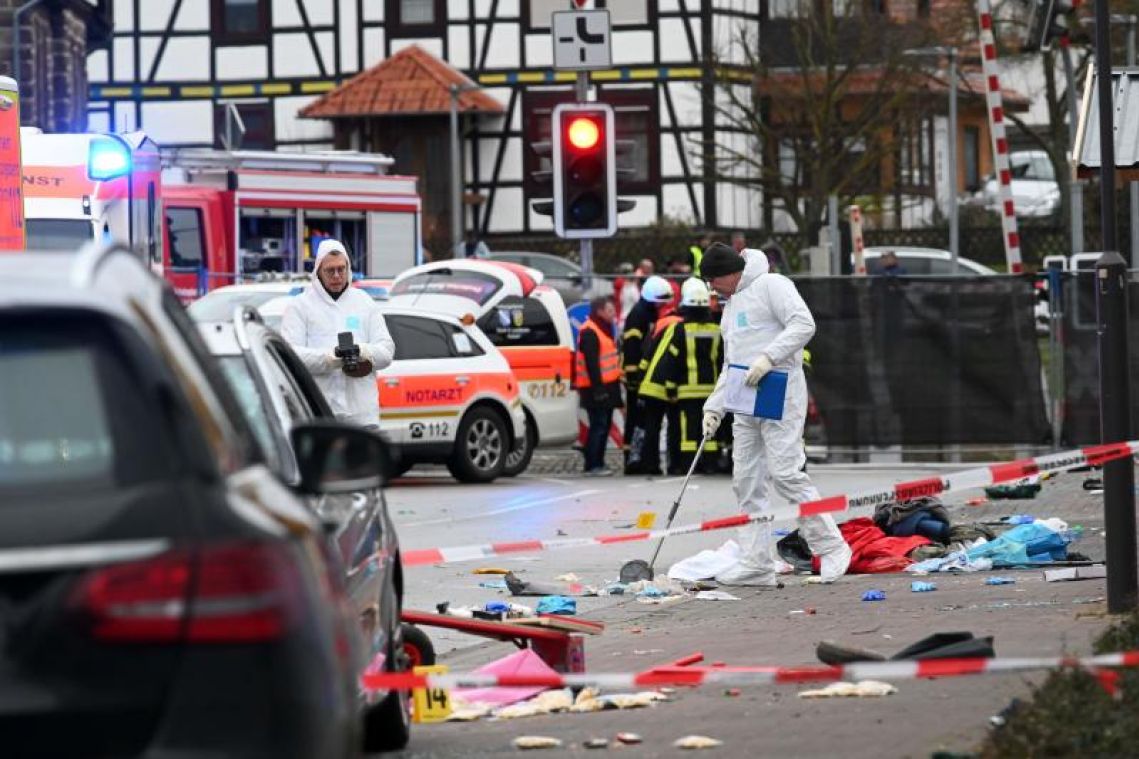 Dozens hurt as car ploughs into German carnival parade; suspect arrested