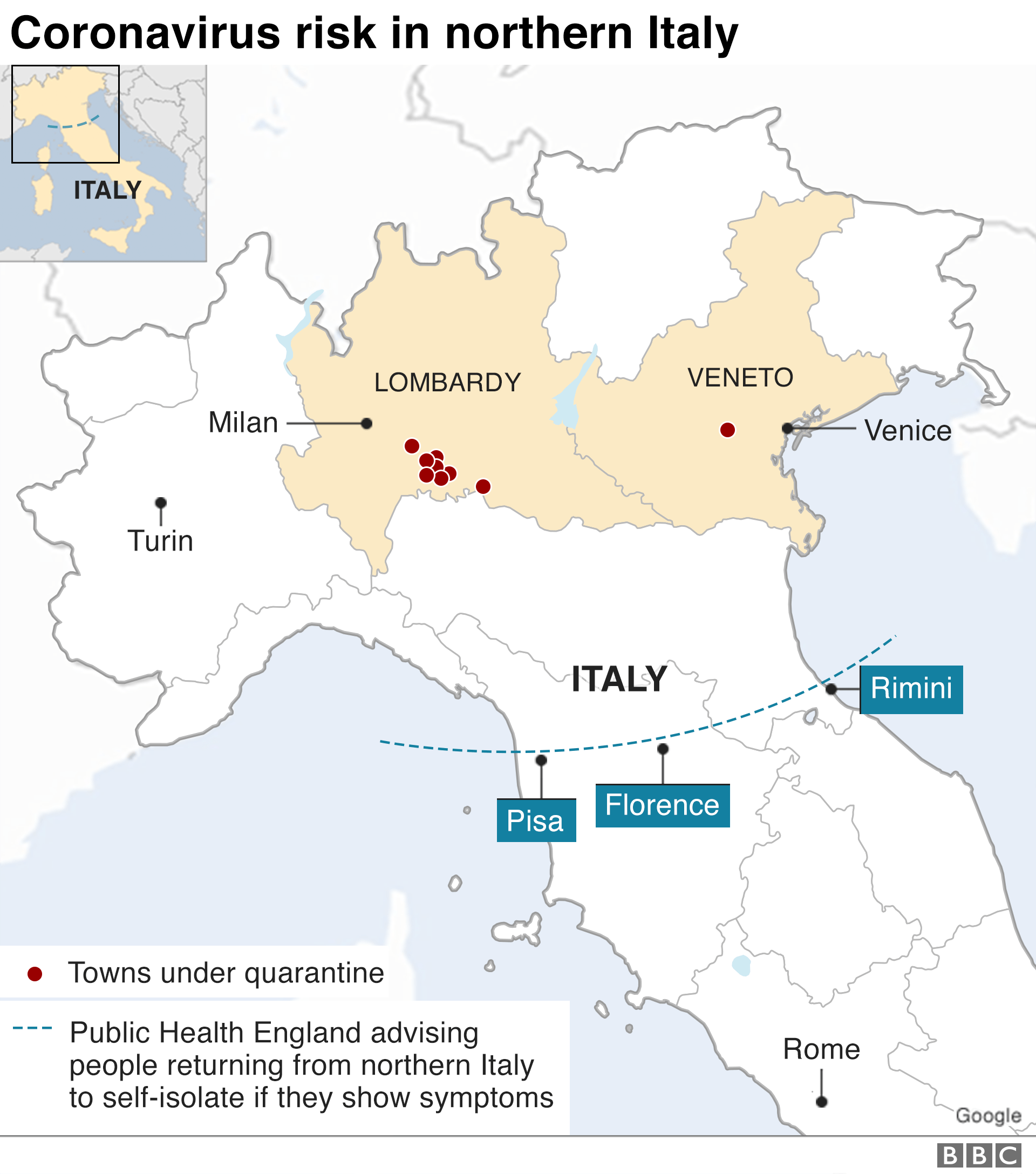 Coronavirus: Outbreak spreads in Europe from Italy