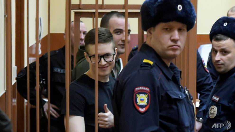 Russia activists back in court on controversial 'terror' trial