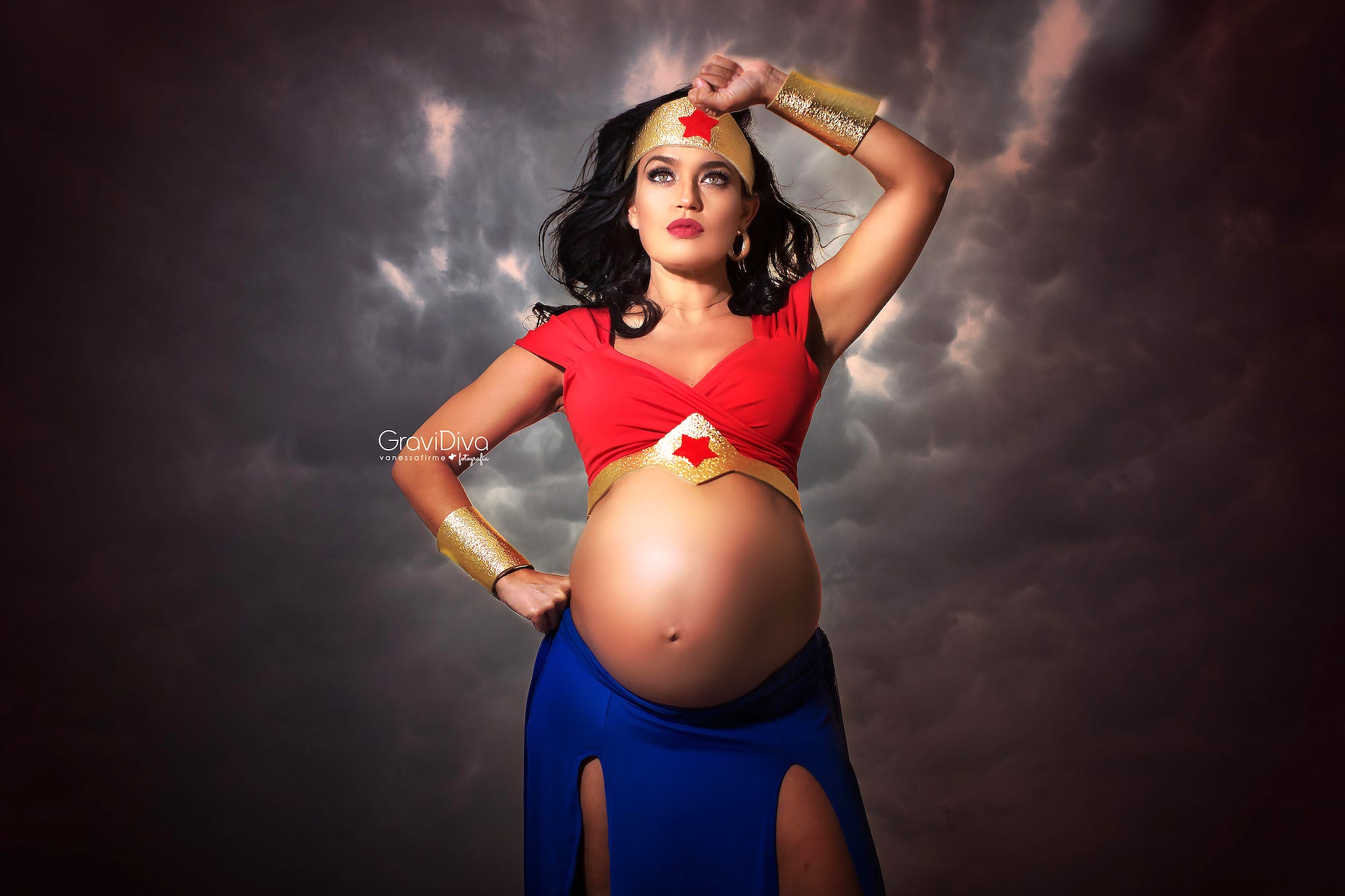 A photographer transforms pregnant women into Disney princesses for magical maternity photo shoots