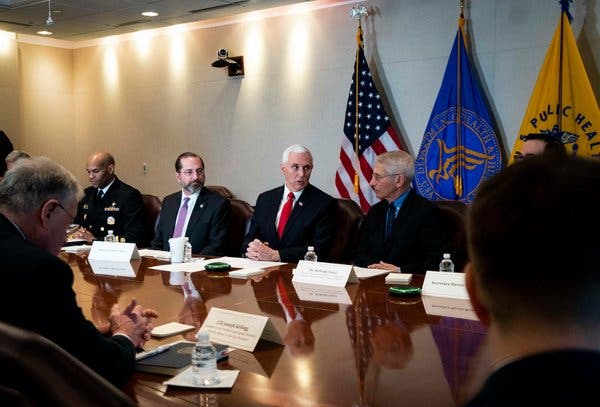 Pence Will Control All Coronavirus Messaging From Health Officials