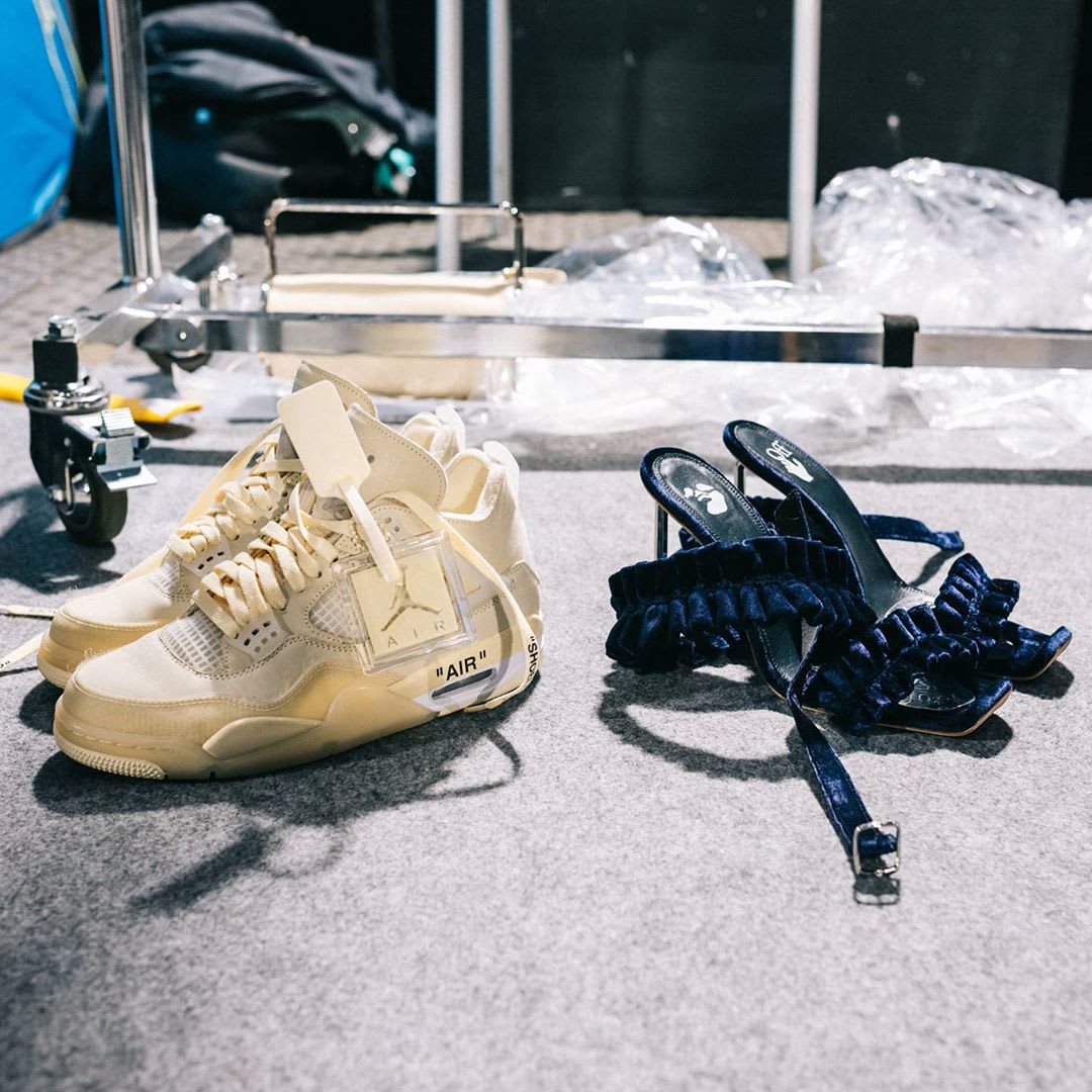 Virgil Abloh Previews Off-White x Air Jordan 4 at Paris Fashion Week