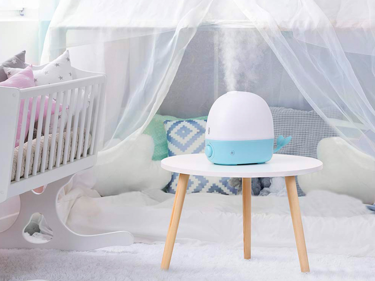 A humidifier is a must when illnesses hit your home — this whale-shaped one keeps my daughter comfortable during winter months and doubles as a night light