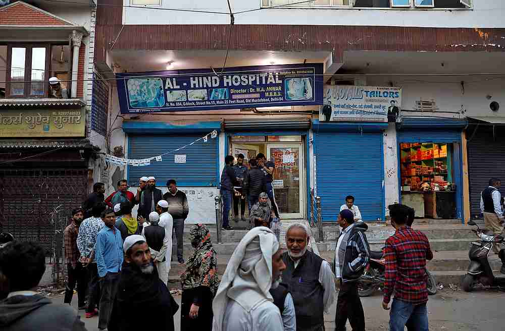 A small Delhi hospital overwhelmed by wave of violence