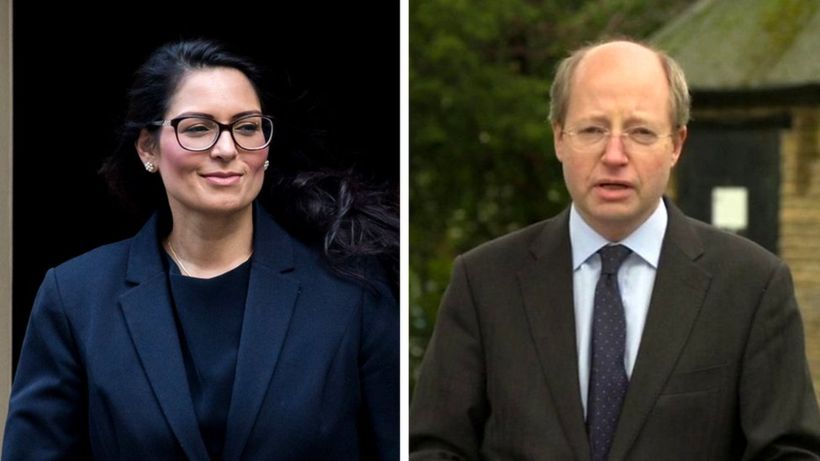 Priti Patel: Home Secretary expresses regret at top official's resignation