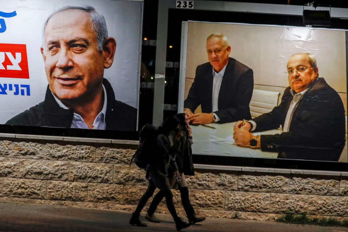 Netanyahu, Gantz neck and neck as Israel election campaign reaches climax