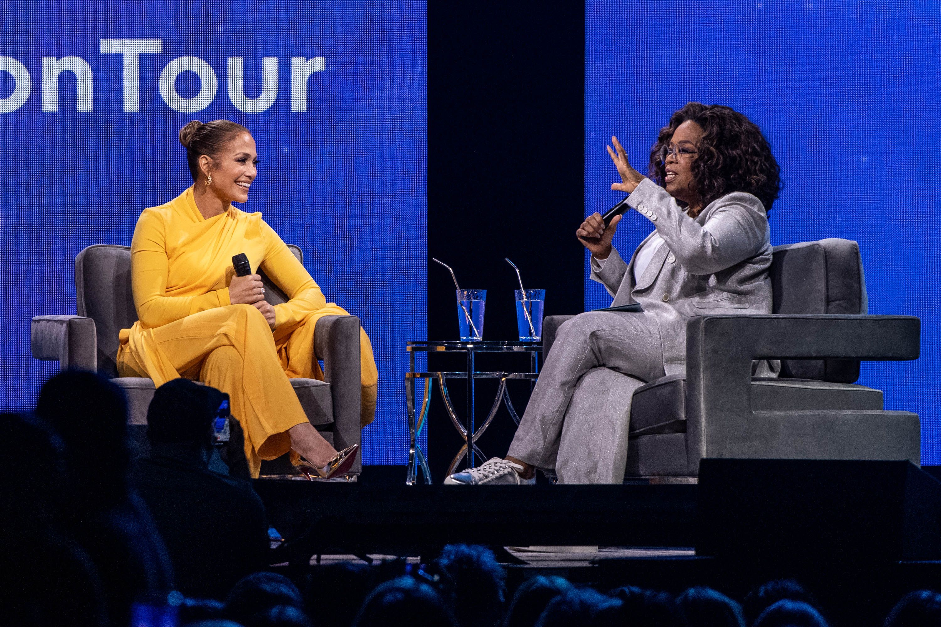 Jennifer Lopez Tells Oprah She's in No "Rush" to Marry Alex Rodriguez