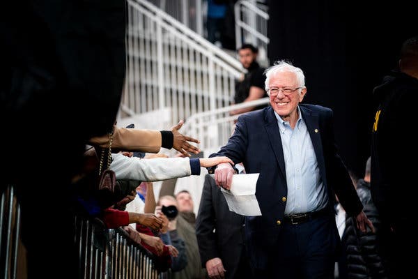 Bernie Sanders Raised $46 Million in February, a Record for 2020